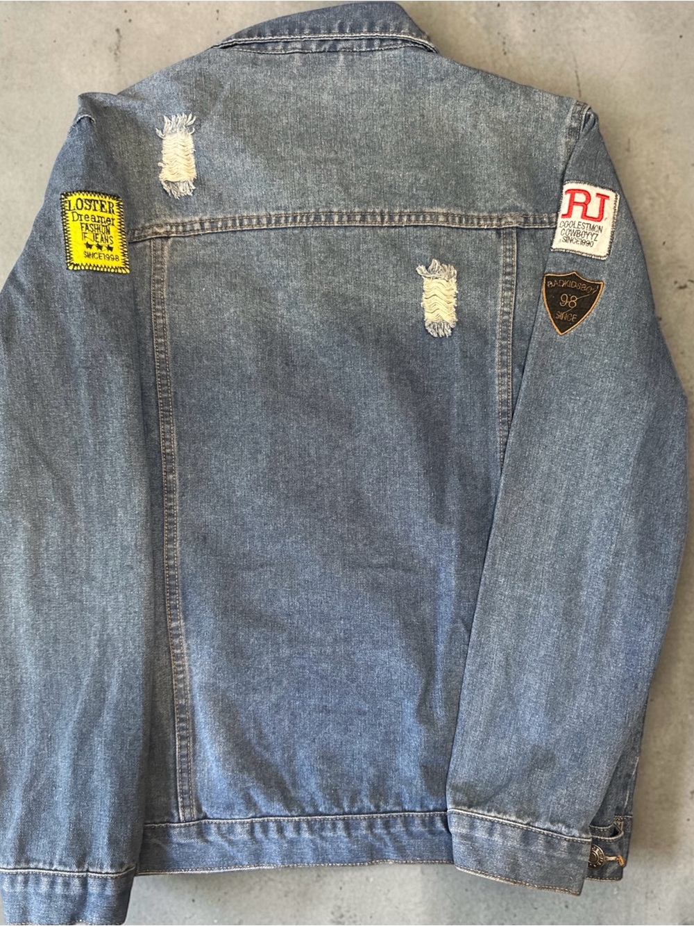 Denim Patch Jacket - Picture 4 of 5